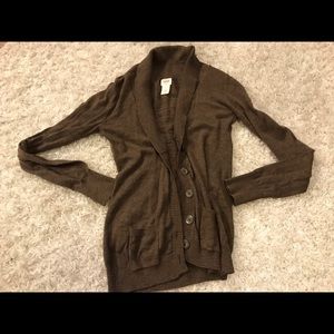 Brown women’s cardigan